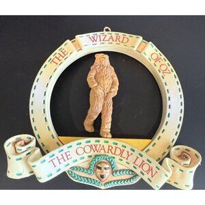 The Wizard of Oz Cowardly Lion Christmas Ornament 1988 Vintage